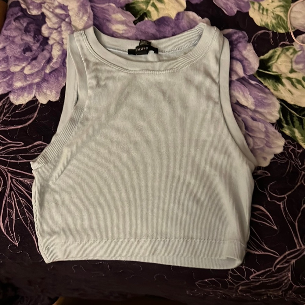 forever 21 top color blue